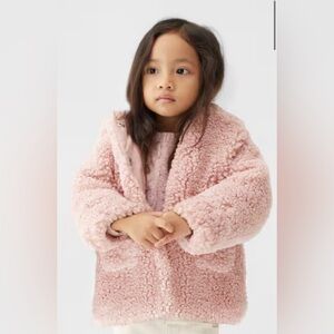 Mango toddler Sherpa coat size 3T